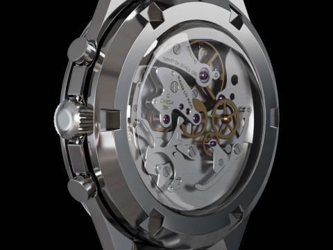 Omega Speedmaster 3861 3D Model