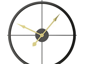 Nordic Style Wall Clock 3D Model