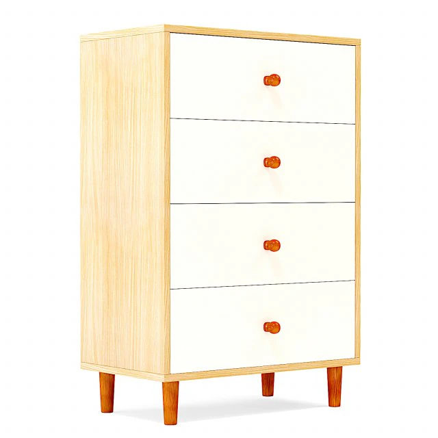 Drawers Cabinet 3D Model .c4d .max .obj .3ds .fbx .stl .blend 