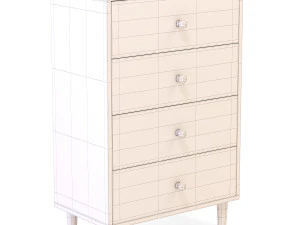 Drawers Cabinet 3D Model