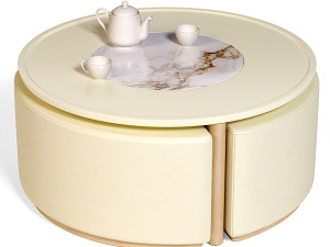 Round Coffee Table 3D Model