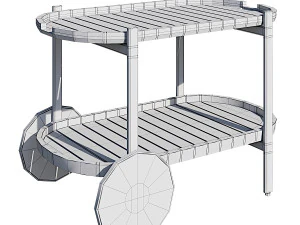MATEO Drinks trolley By SNOC 3D Model