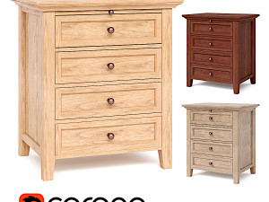 Hudson Nightstand 3D-Modell