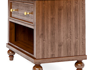 Augusta Wide Nightstand 3D Model