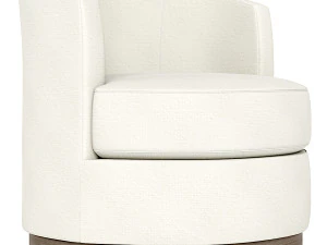 Balboa Upholstered Swivel Armchair 3D Model