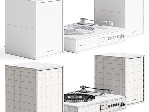 Crosley Alto Turntable Shelf System 3D Модель