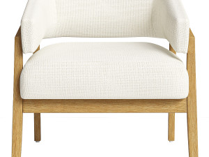 Altra Upholstered Armchair 3D Model