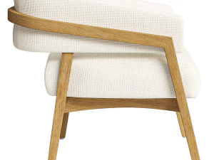 Altra Upholstered Armchair 3D Model