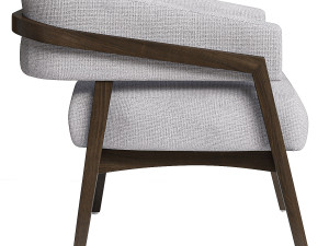 Altra Upholstered Armchair 3D Model