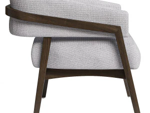 Altra Upholstered Armchair 3D Model