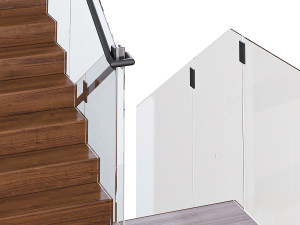 Modern stair 01 Modello 3D