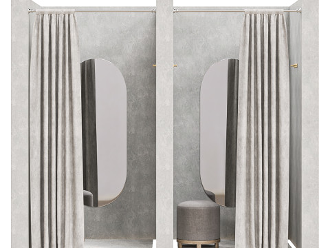 Fitting room for a clothing store 3D-Modell