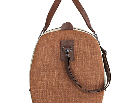 Luxury Bag With Handles 3D Model