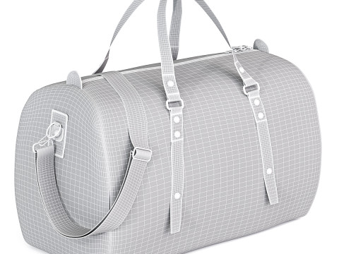 Luxury Bag With Handles 3D Модель