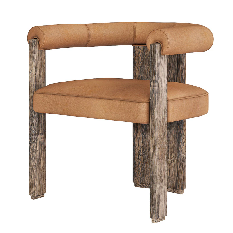 Dining chair 3D Model .c4d .max .obj .3ds .fbx .stl .blend 