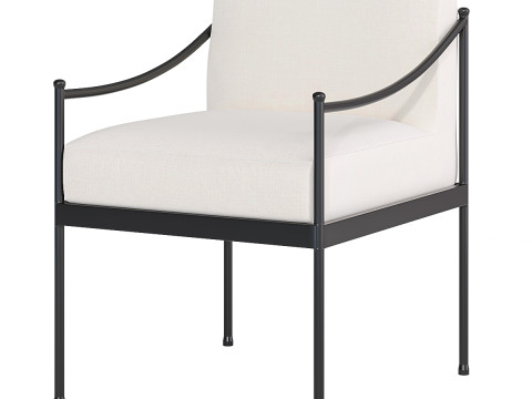 Granger Outdoor Dining Chair Modello 3D
