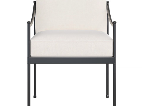 그랜저 야외 식사 의자 3D 모델