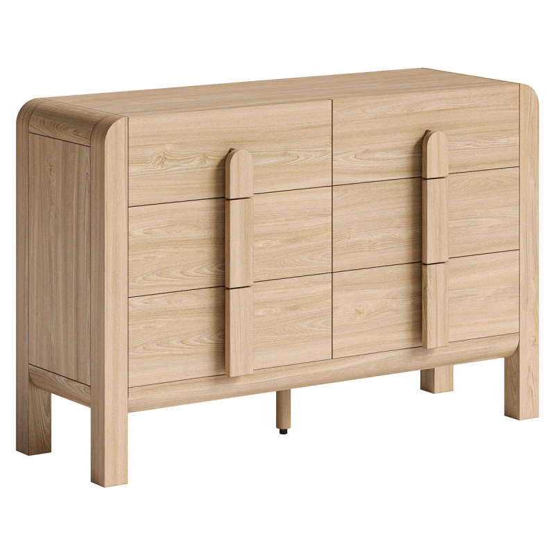Adora - Cabinet With Drawers 3D Model .c4d .max .obj .3ds .fbx .stl .blend