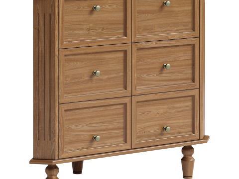 Geordon - Armoire d'angle 2 portes Modèle 3D