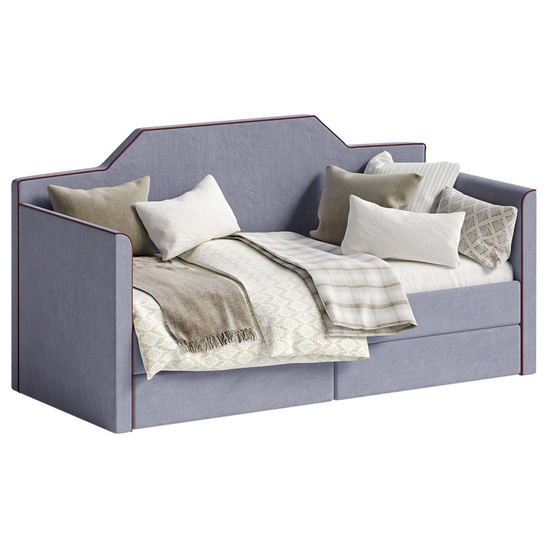 Sofá cama - Óscar Modelo 3D .c4d .max .obj .3ds .fbx .stl .blend