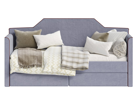 Диван-кровать - Оскар 3D Модель