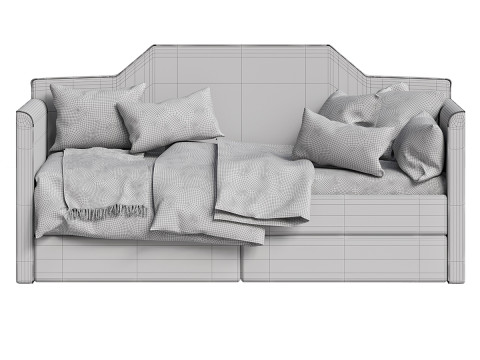 Диван-кровать - Оскар 3D Модель