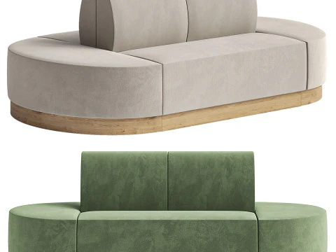 Kirkwood Banquette 3D Model