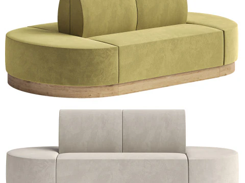 Kirkwood Banquette 3D Model