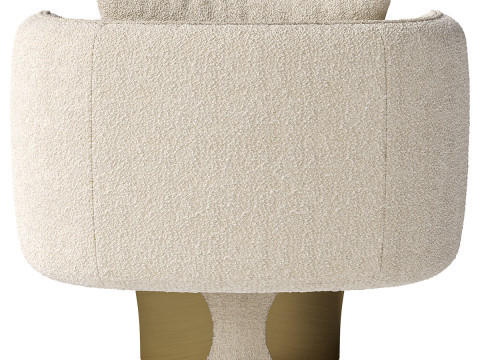 Velluto Swivel Chair 3D Model