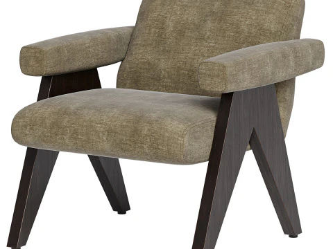 Krzesło Rhode Lounge Model 3D