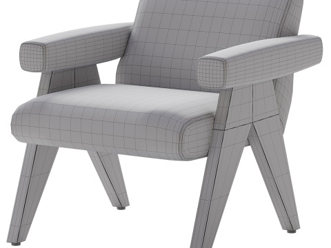 罗德休闲椅 3D 模型