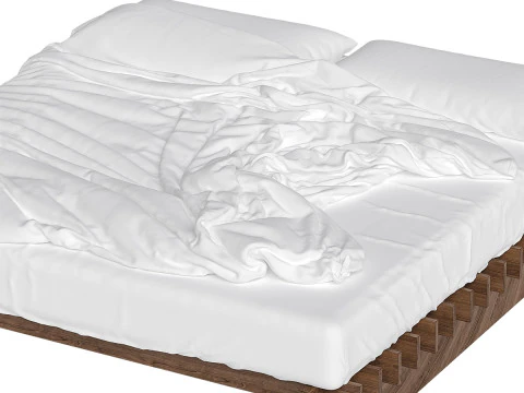 Japanese - style bed 3D Model