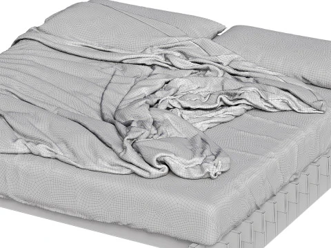 Japanese - style bed 3D Model