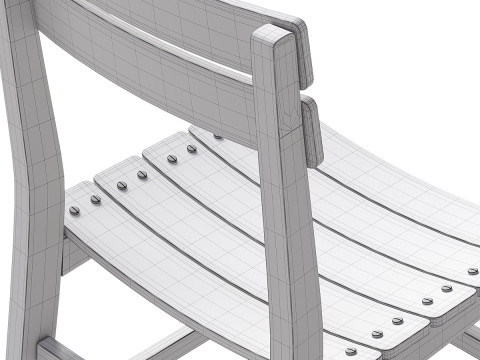 Cadeira de jantar Dora Modelo 3D