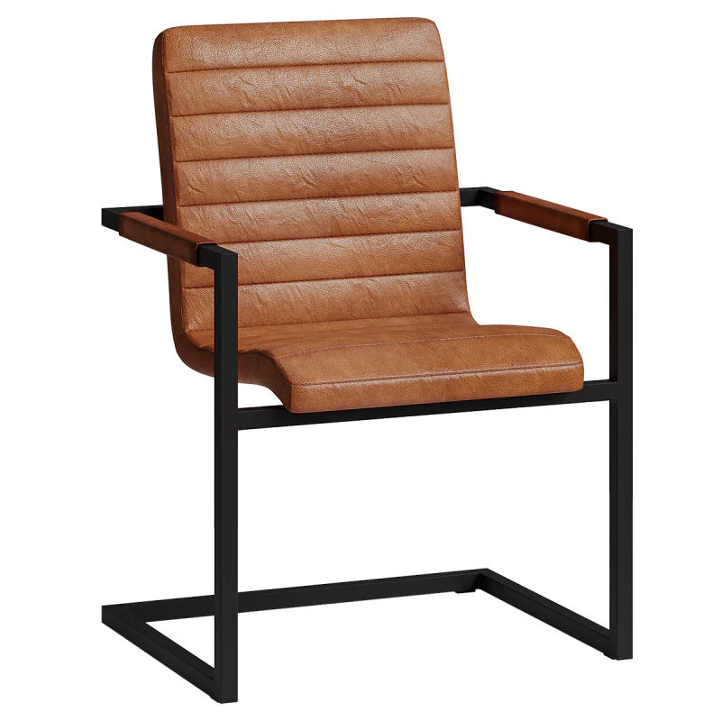Sabina Leather Desk Chair 3D Model .c4d .max .obj .3ds .fbx .stl .blend 