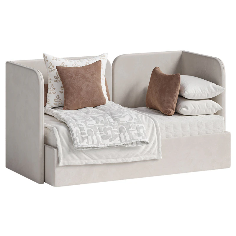 Sofa bed - Moa 3D Model .c4d .max .obj .3ds .fbx .stl .blend 