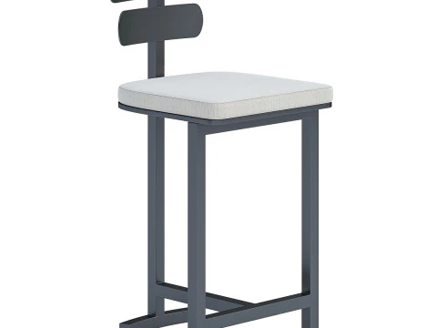 Dining Table Set for Outdoor Patio 3D Model