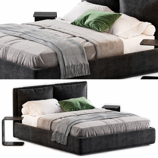 Blend bed byDiotti 3D Model .c4d .max .obj .3ds .fbx .stl .blend 