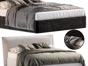 Toffee bed by caccaro 3D Model