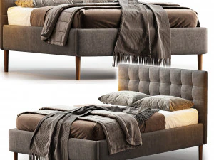 Emmet bed by West Elm 3D Model