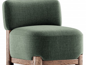 Mot Chair by West Elm 3D 모델