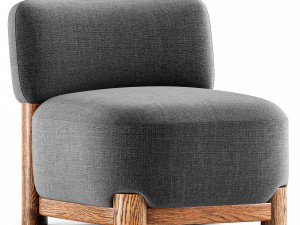 Mot Chair by West Elm 3D 모델