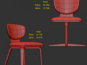 Olos chair by Bonaldo 3D Model