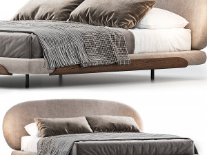 Olos bed by bonaldo 3D Model