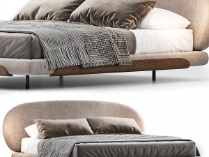 Olos bed by bonaldo 3D Model