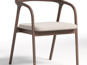 Wood chair 3D 모델