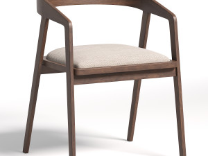 Wooden chair Modèle 3D