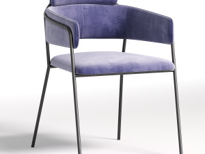 Kitchen chair Napoli gray 3Dモデル