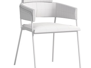 Kitchen chair Napoli gray 3D Model