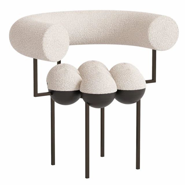 Saturn chair 3D Model .c4d .max .obj .3ds .fbx .stl .blend 